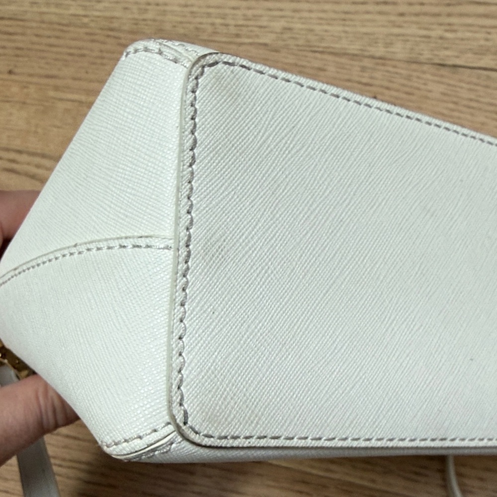 Kate Spade Owl Novelty Purse Gray and White Crossbody Bag - Picture 9 of 13